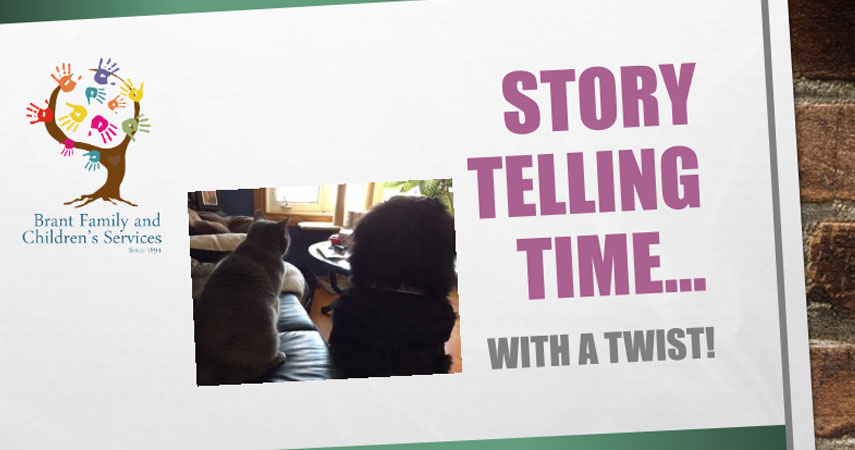 Story telling time - banner graphic